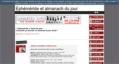 Desktop Screenshot of ephemeride.name